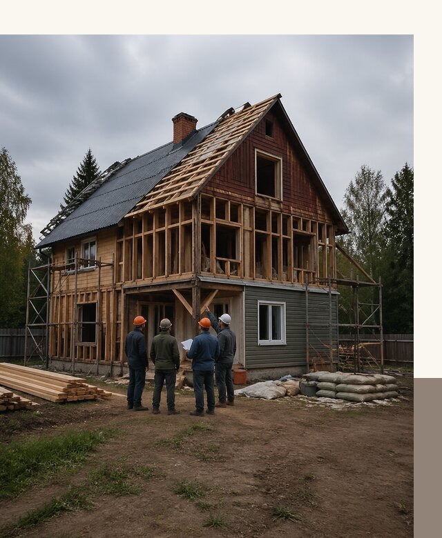 Реконструкция дачного дома в Похвистневе под ключ с проектом