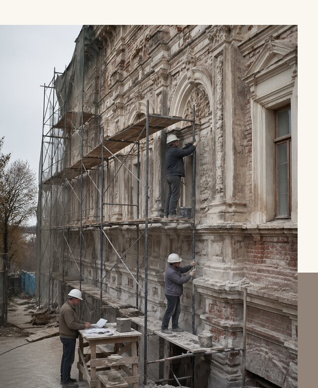 Реставрация объектов культурного наследия под ключ в Похвистневе