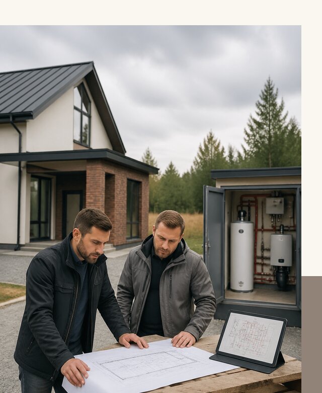 Проектирование современных домов с котельной под ключ в Похвистневе