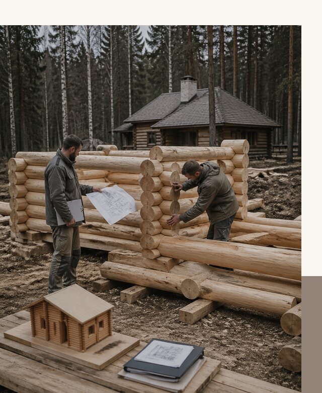 Проектирование и строительство домов из бревна в Похвистневе